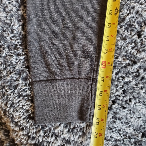 Men's LG American Eagle Henley in Charcoal Gray - Picture 7 of 9